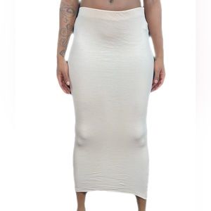 Light Pink Ribbed Skirt